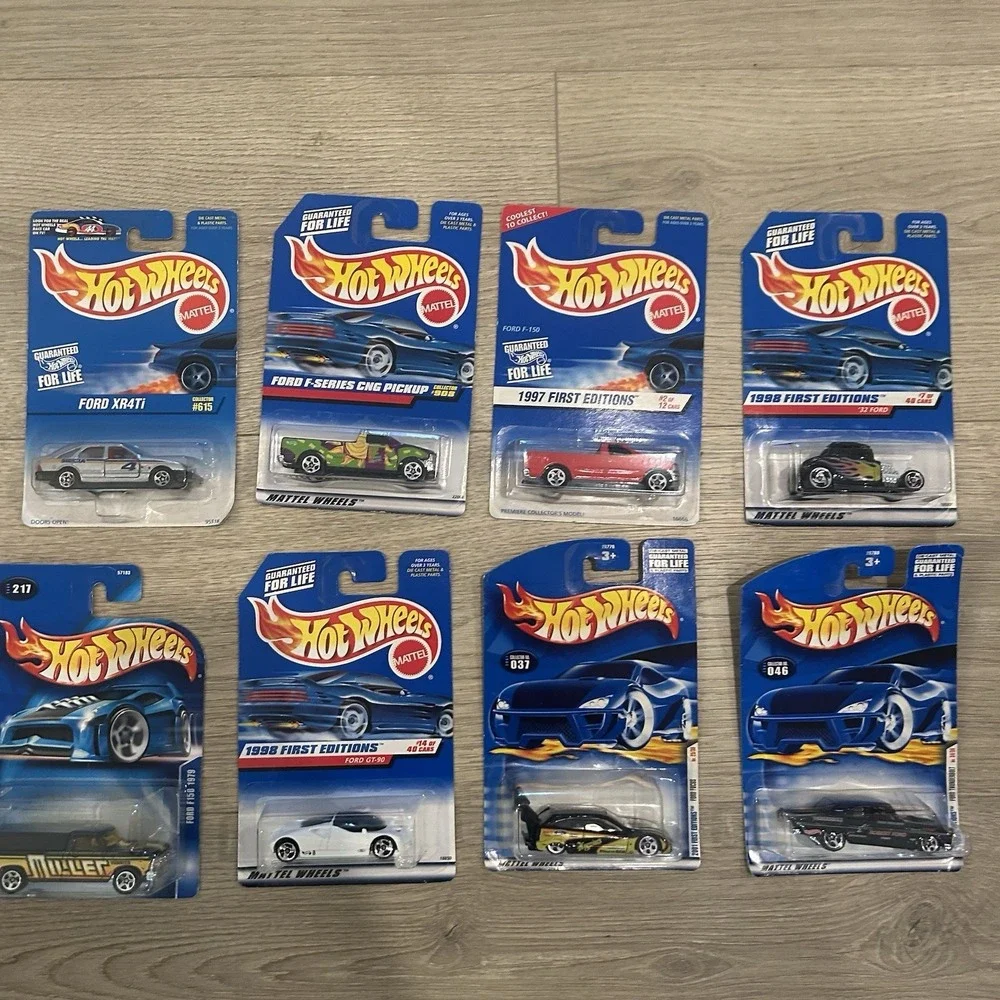 Hot Wheels Lot Of 8 Ford Cars Diecast 1:64 NIB